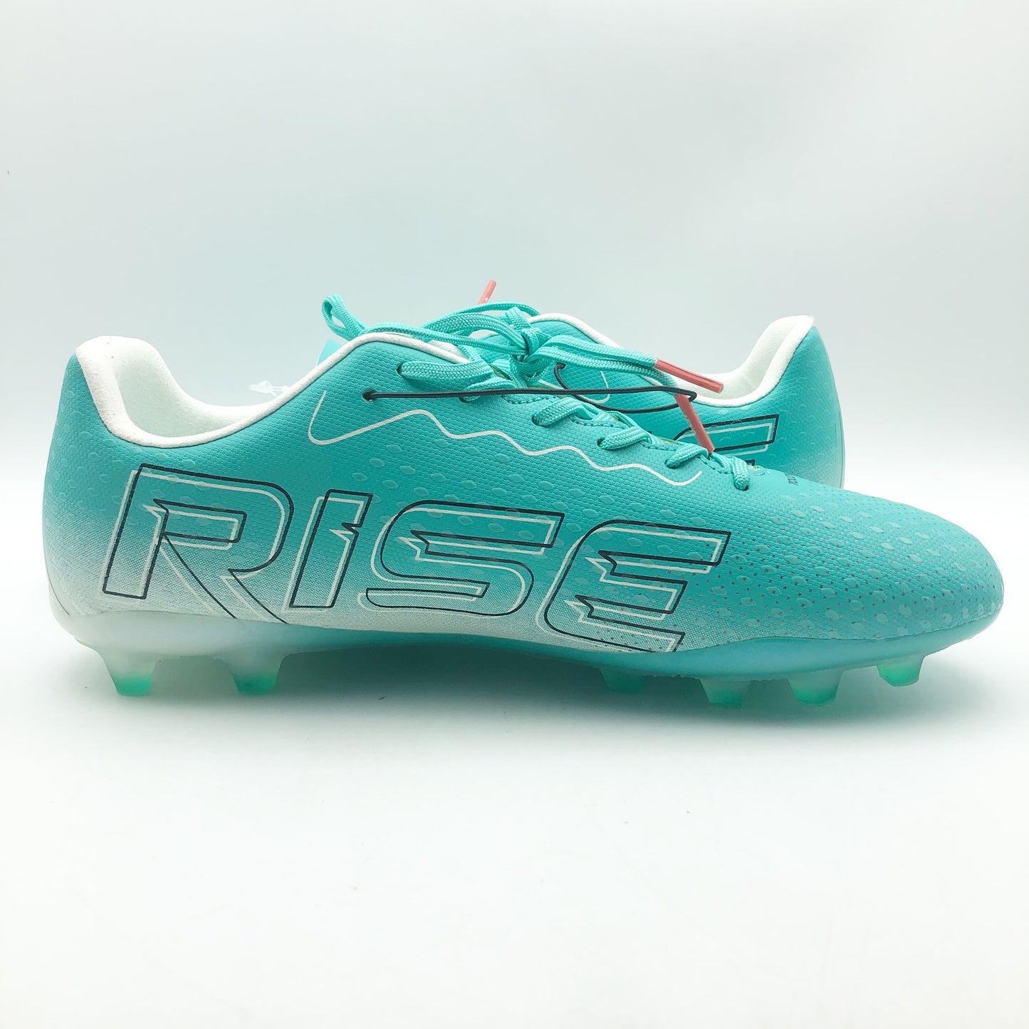 IDA Women's Rise Club FG Molded Soccer Cleats Size 9.5 Teal White NWOB