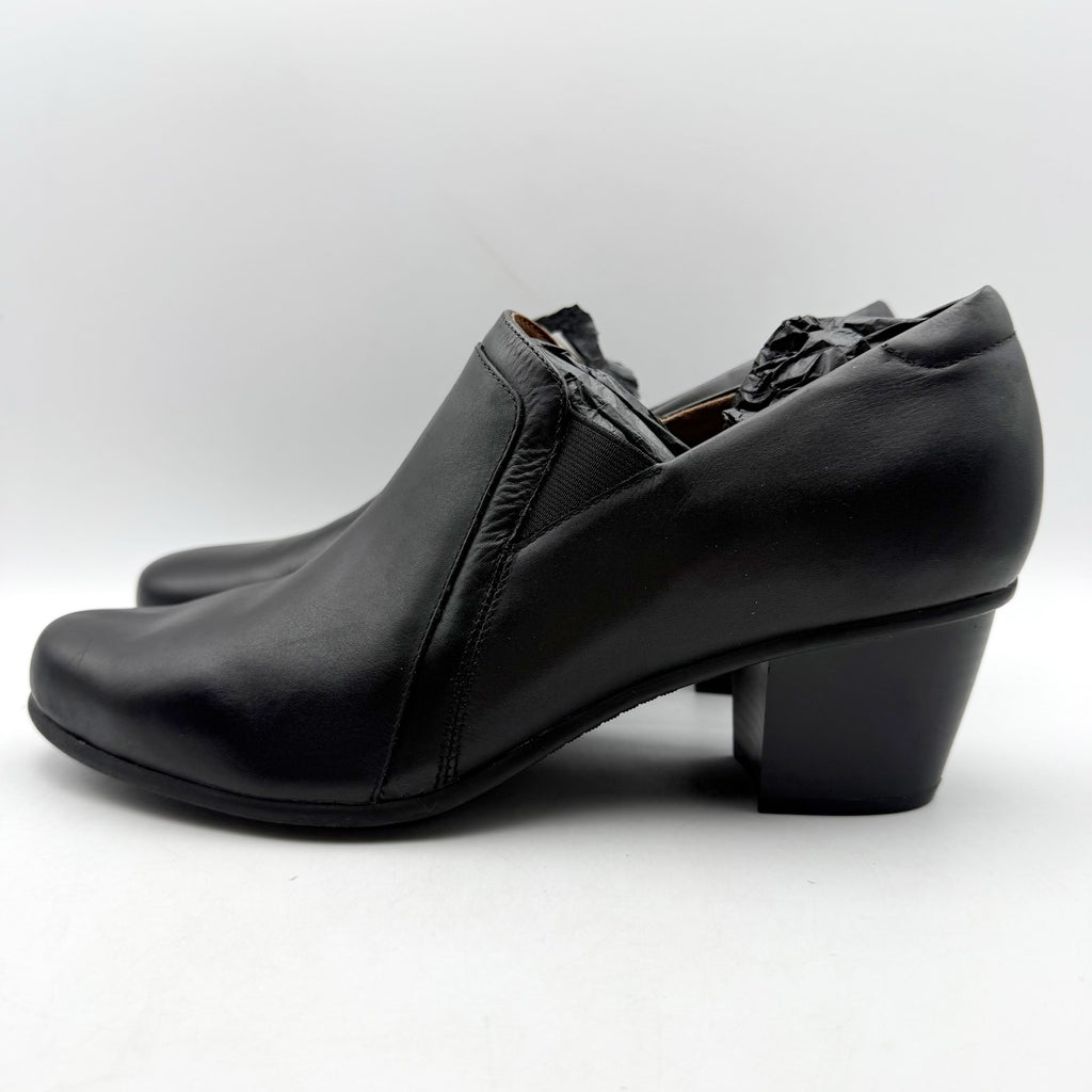 Cobb Hill Womens Winny Pumps US 11 Wide Black Leather Slip On NWOB