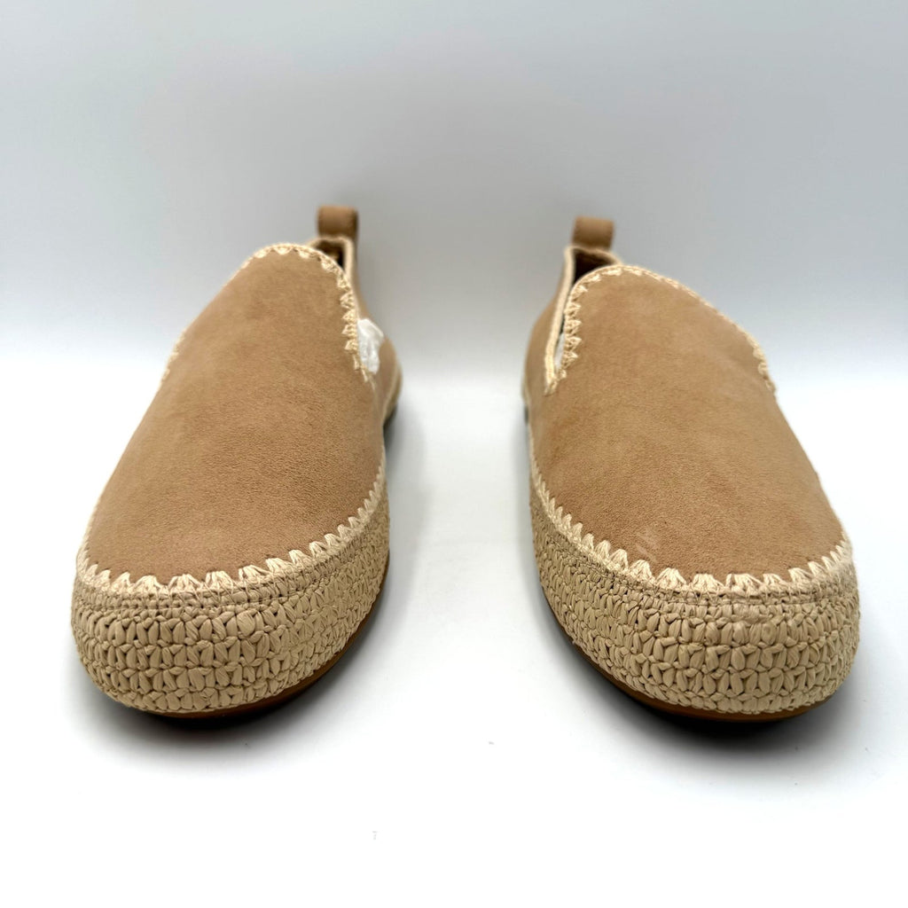 Cole Haan Womens Cloudfeel Asbury Espadrille Loafers Size 10.5 Tan Suede NIB