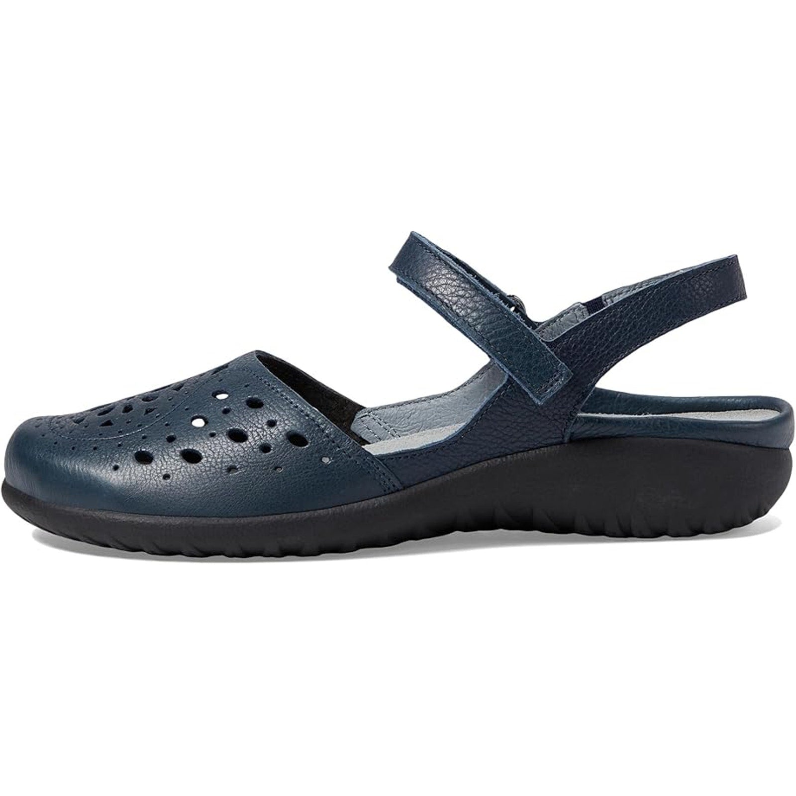 Naot Womens Arataki Flat Sandals EU 40 US 9 Blue Ink Leather NIB