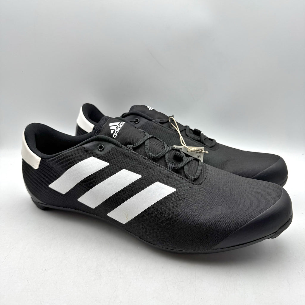 Adidas Mens The Road Cycling Shoes US 13 Black White Athletic NWT