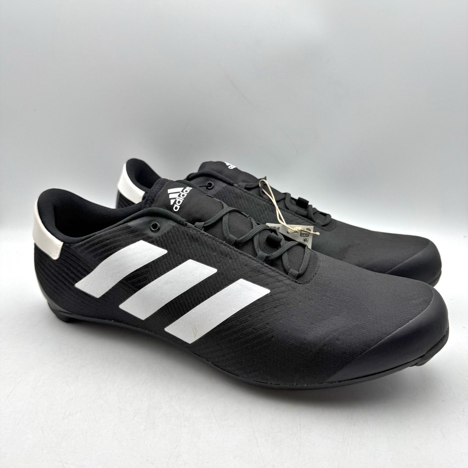 Adidas Mens The Road Cycling Shoes US 13 Black White Athletic NWT