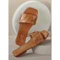 Seychelles Womens Portland Slide Sandals US 6.5 M Light Brown Leather NWOB