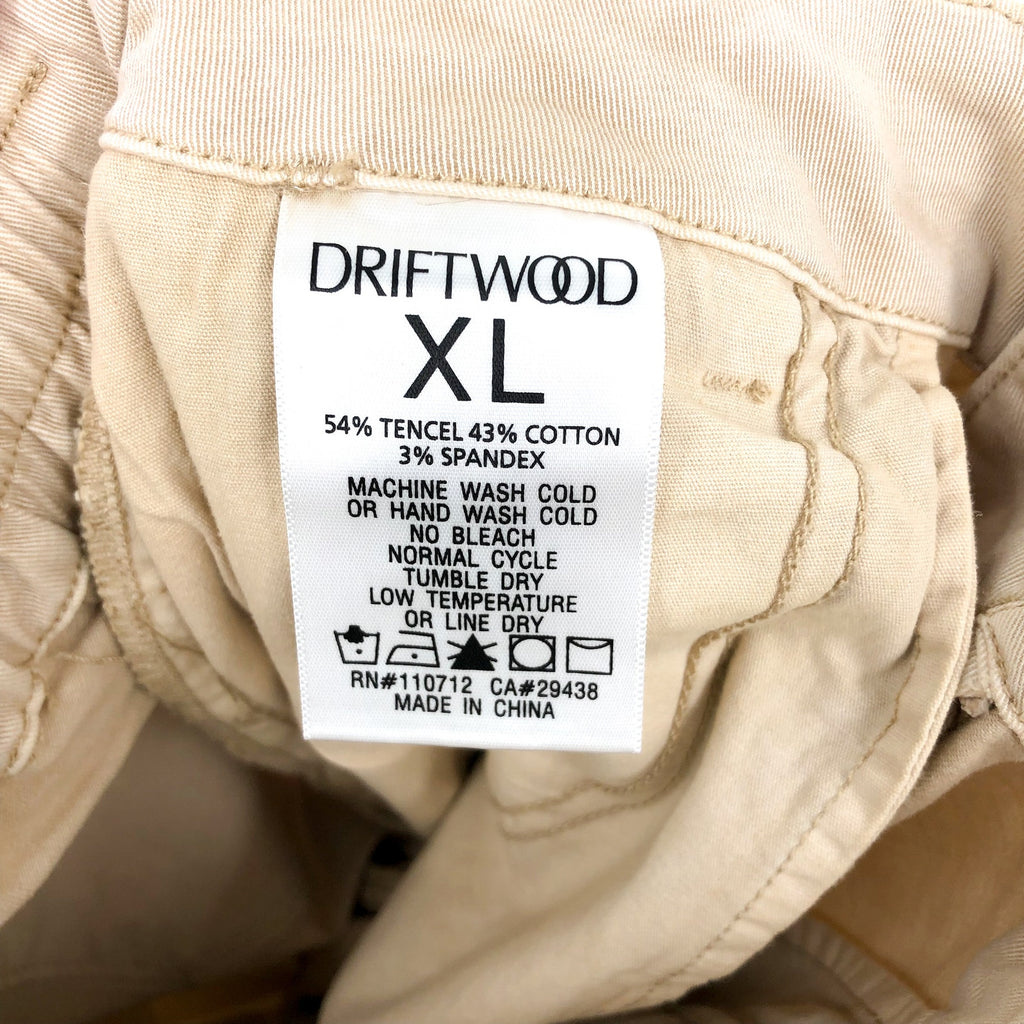 DRIFTWOOD Women's Embroidered Casual Pants XL Beige Floral NWT