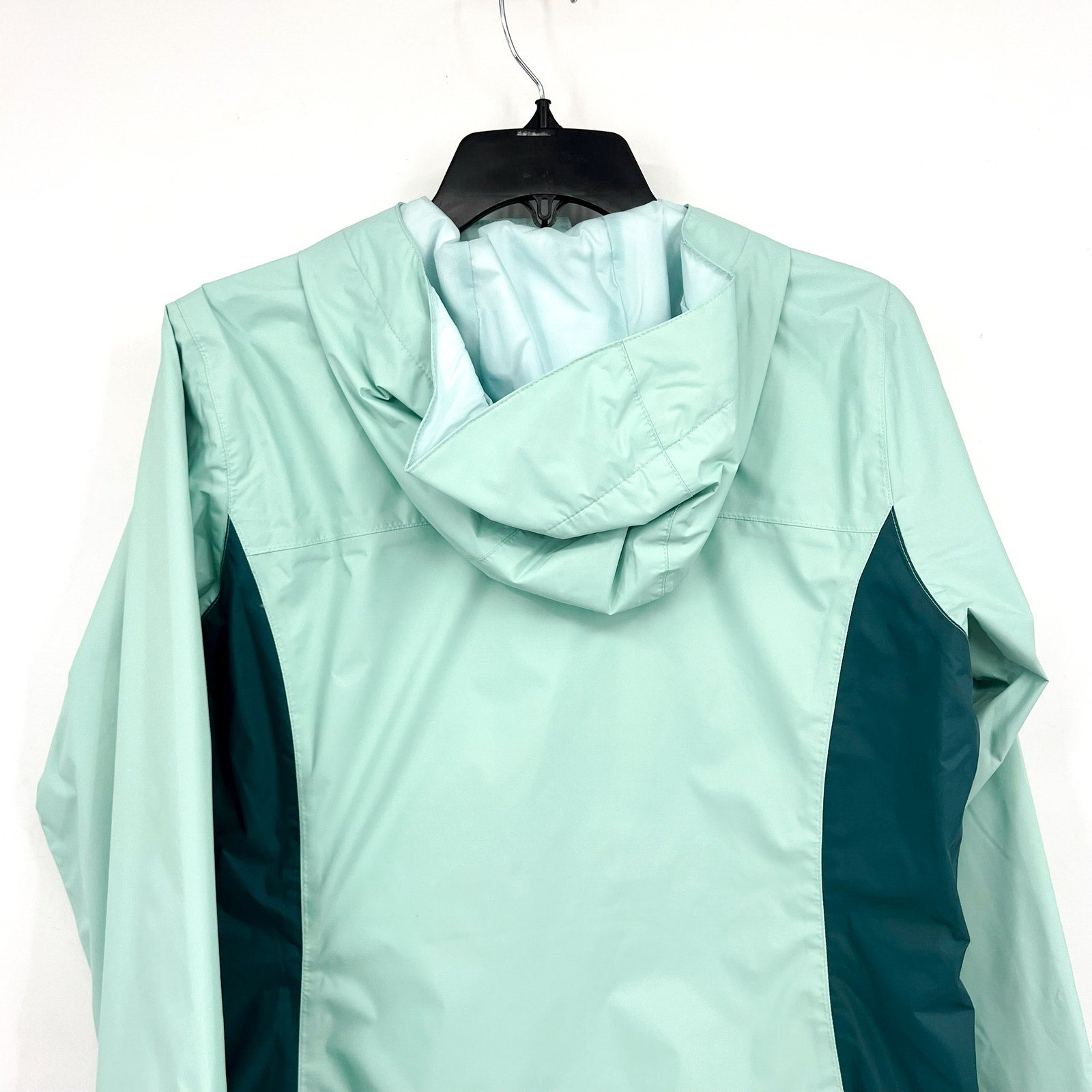 COLUMBIA Women's Arcadia II Rain Parka Jacket Medium Green Spry River NWT