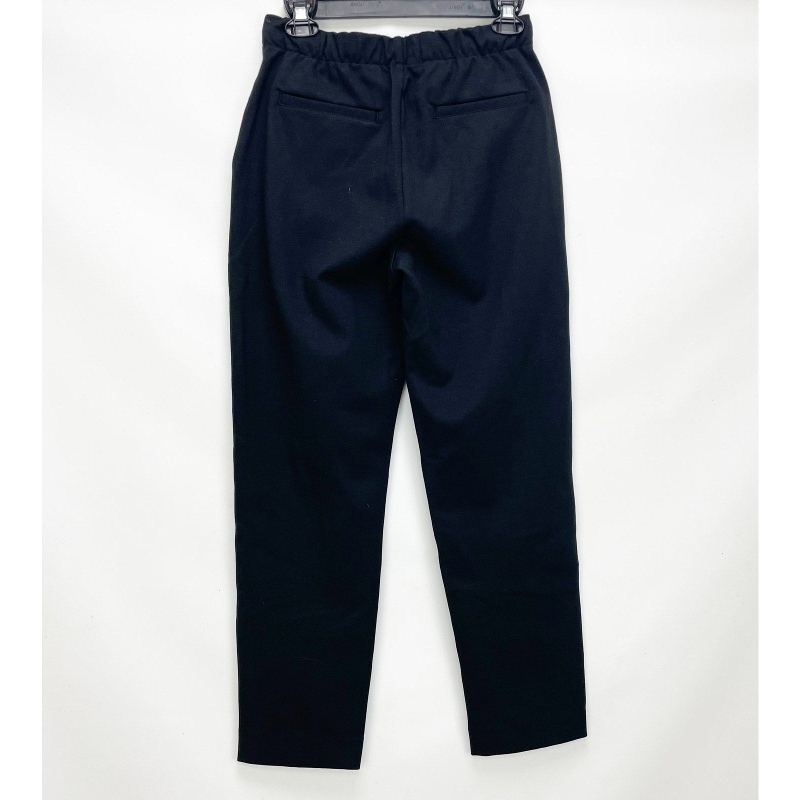 Everlane Womens The Dream Pants Medium Black Knit Pull On Tapered Stretch NWT