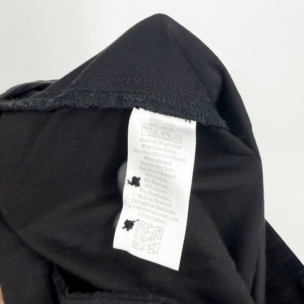 EVERLANE Uniform Mens Performance Chino Pants 38x32 Black Athletic Fit NWT