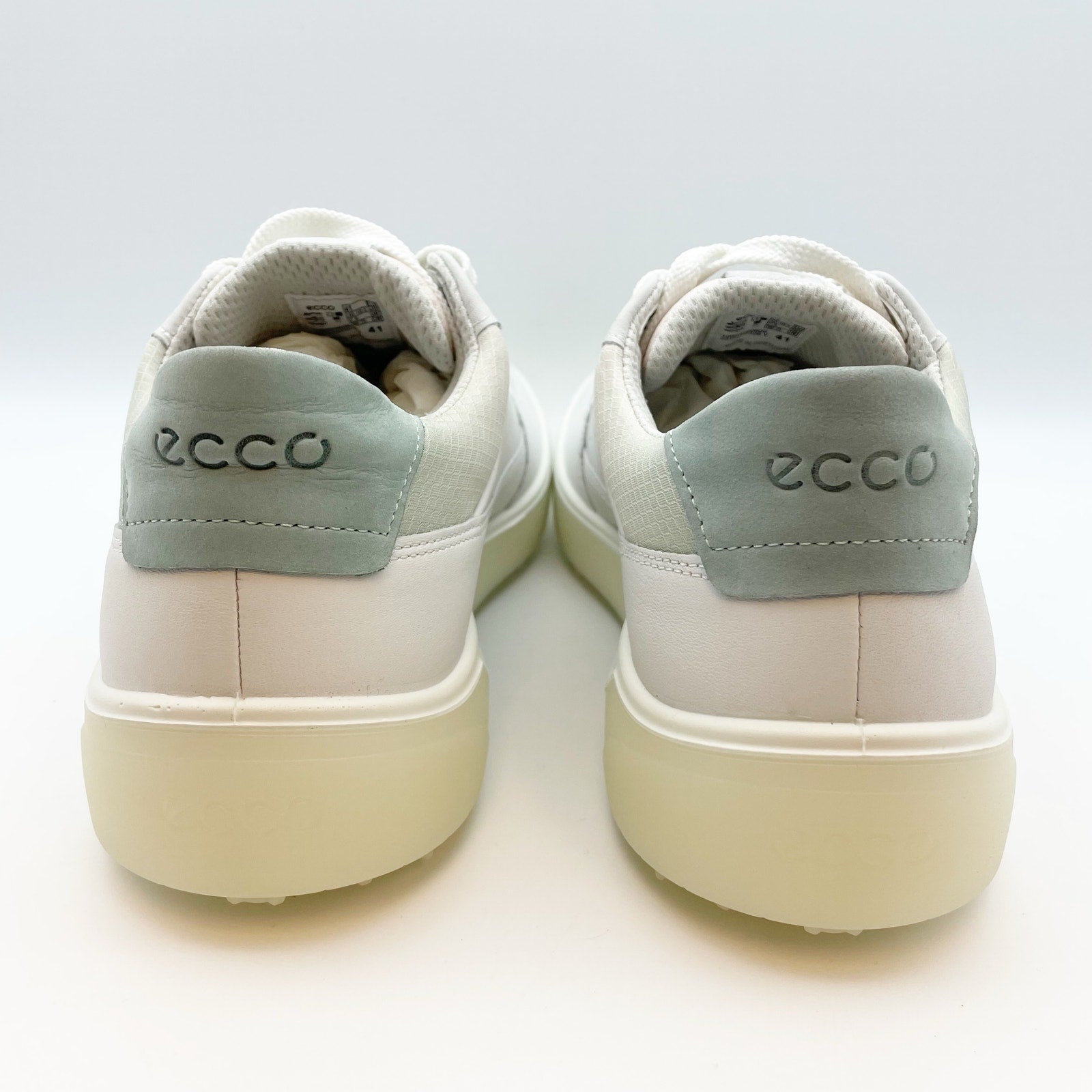 ECCO Womens Tray Hydromax Hybrid Golf Shoes US 10 EU 41 White Leather NIB
