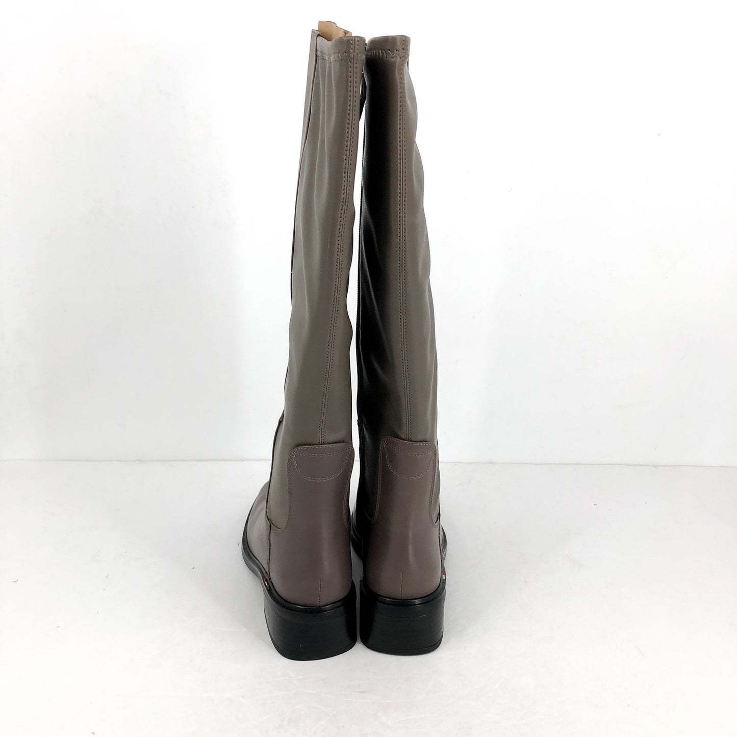 Franco Sarto Womens Giselle Knee High Boots US 7.5 M EU 38 Grey Leather NWOB