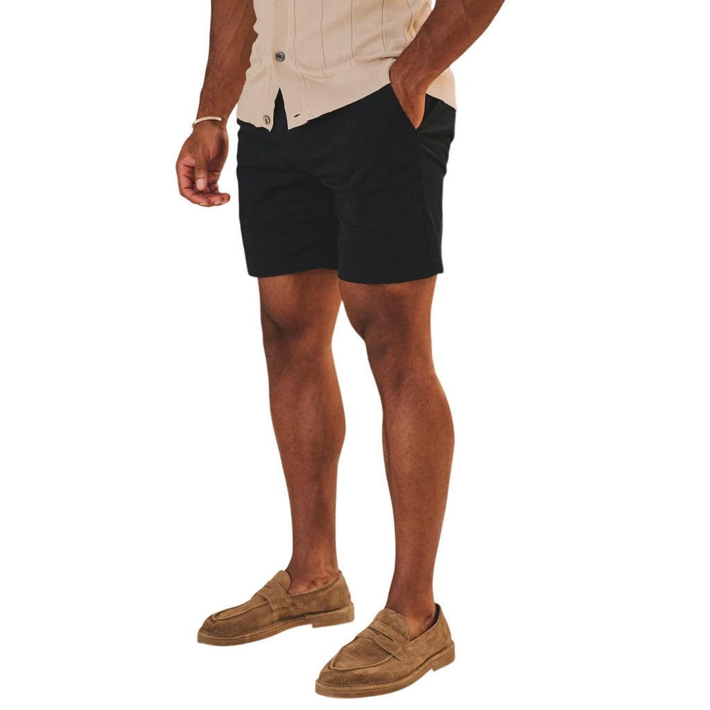 EVERLANE Men's 7" Athletic Fit Performance Chino Shorts Size 31 Navy Blue NWT