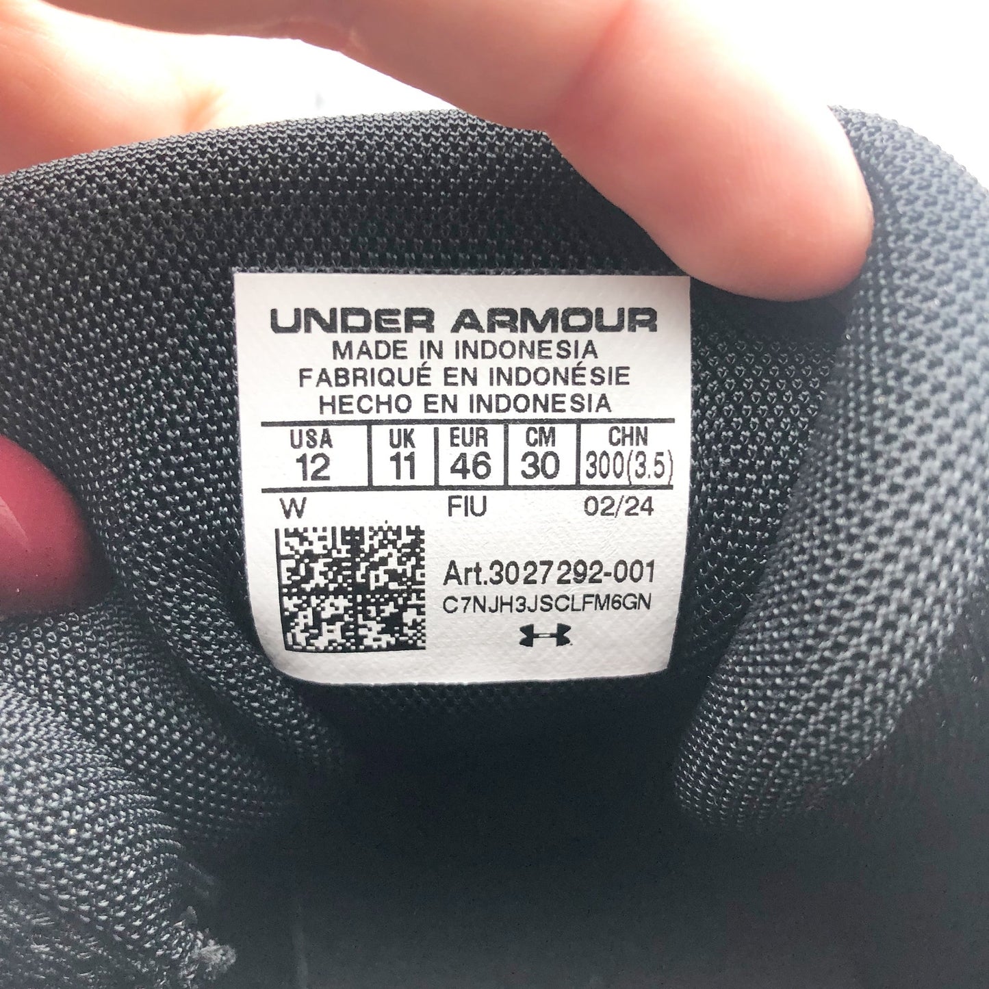 Under Armour Spotlight Franchise RM 4.0 Football Cleats 12 Black White NWOB