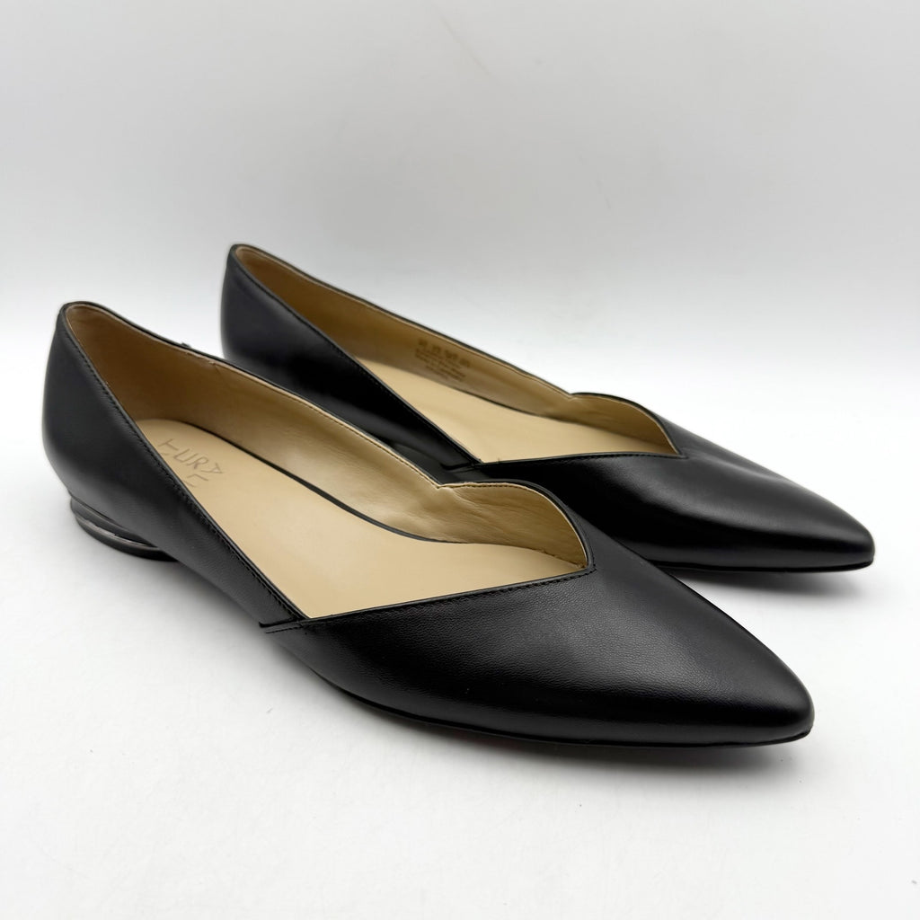 Naturalizer Womens Havana Flats Size 6 M EU 36 Black Leather NIB