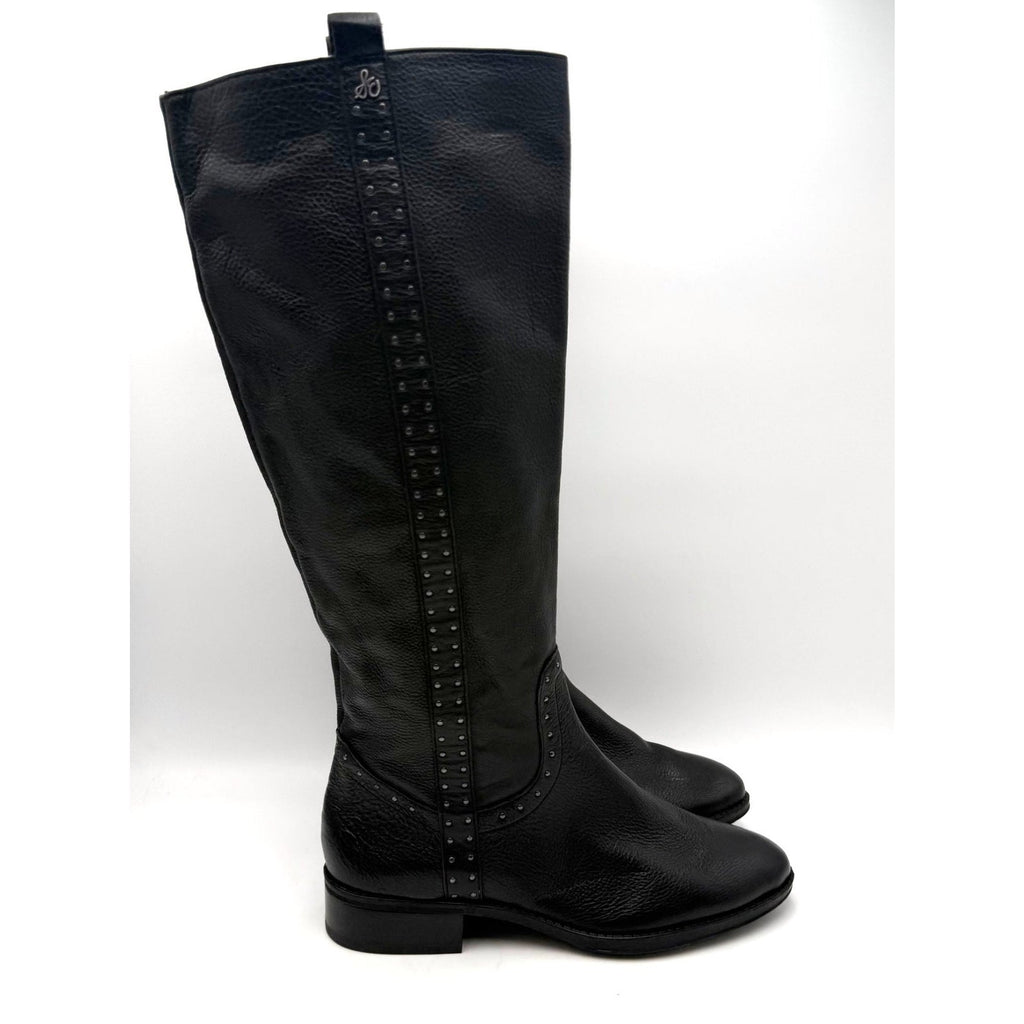 Sam Edelman Womens Prina Knee High Riding Boots Size 8.5 EU 38.5 Black NWOB