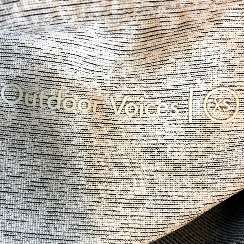 OUTDOOR VOICES Women's 7/8 Springs Leggings XS Grey Graphite/Ash/Dove