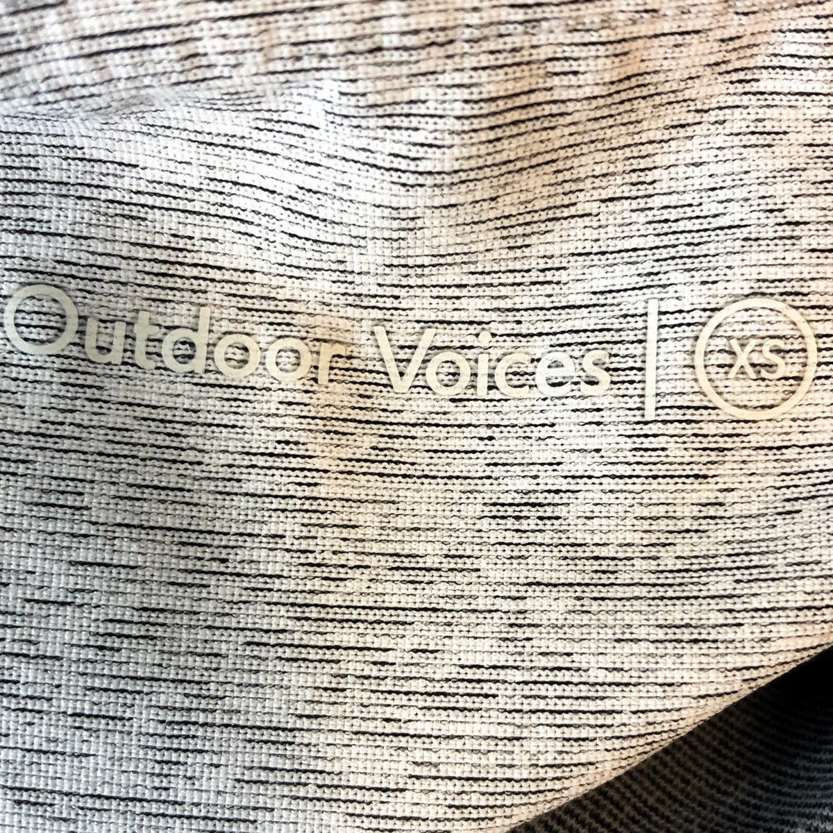 OUTDOOR VOICES Women's 7/8 Springs Leggings XS Grey Graphite/Ash/Dove