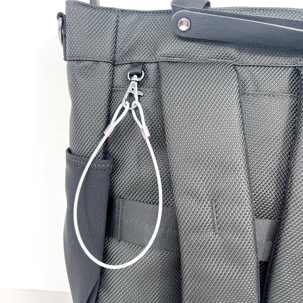 SHERPANI Soleil Anti-theft Convertible Backpack Tote Granite Gray Black RFID NWT