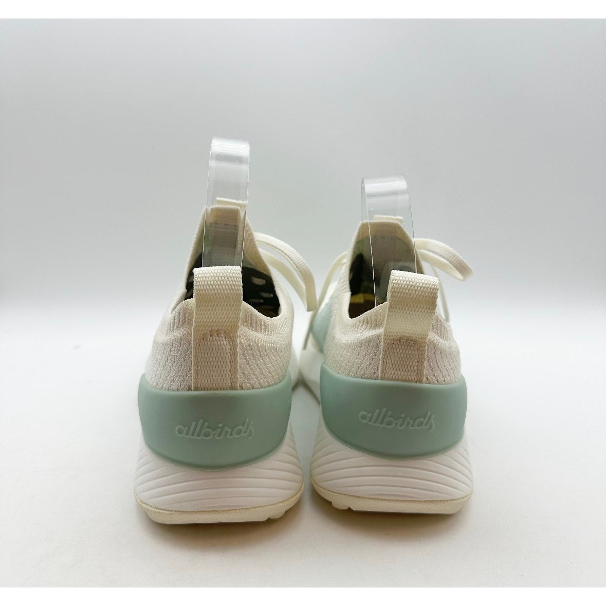 ALLBIRDS Womens Tree Glider Athletic Shoes Size 6 White Green NWOB