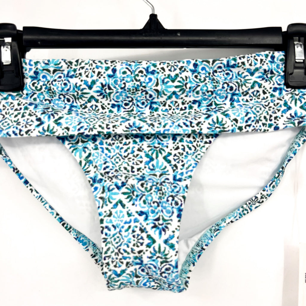 HELEN JON Women's Convertible Hipster Bikini Bottom Small Blue Montrose NWT