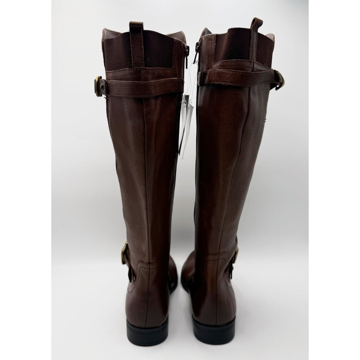 Naturalizer Womens Jillian Wide Calf Knee High Riding Boots Size 9.5 Brown NWOB