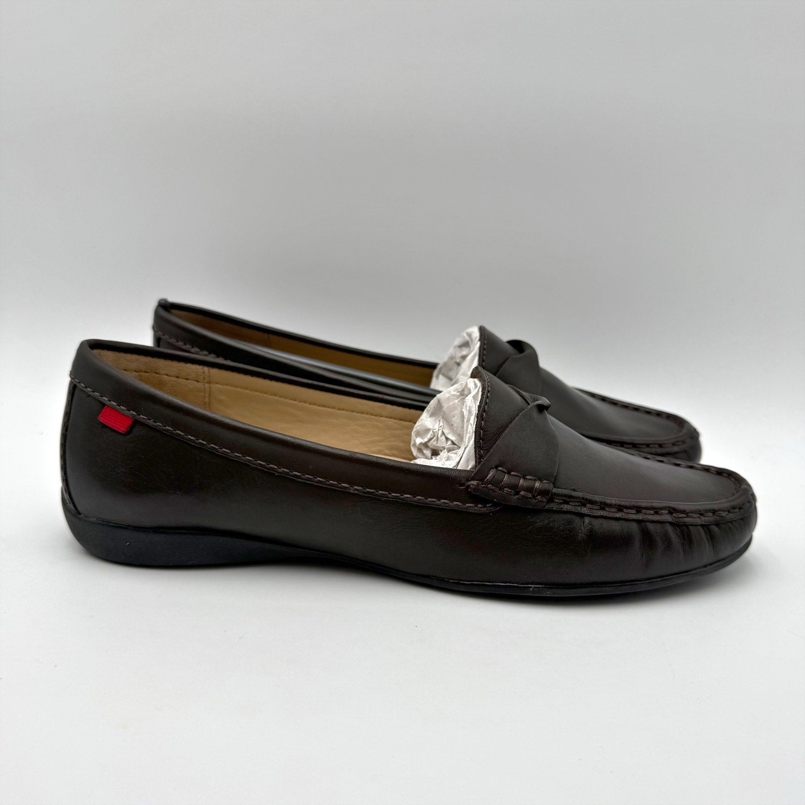 Marc Joseph New York Womens Beverley Road Loafers US 8 EU 39 Brown Leather NIB