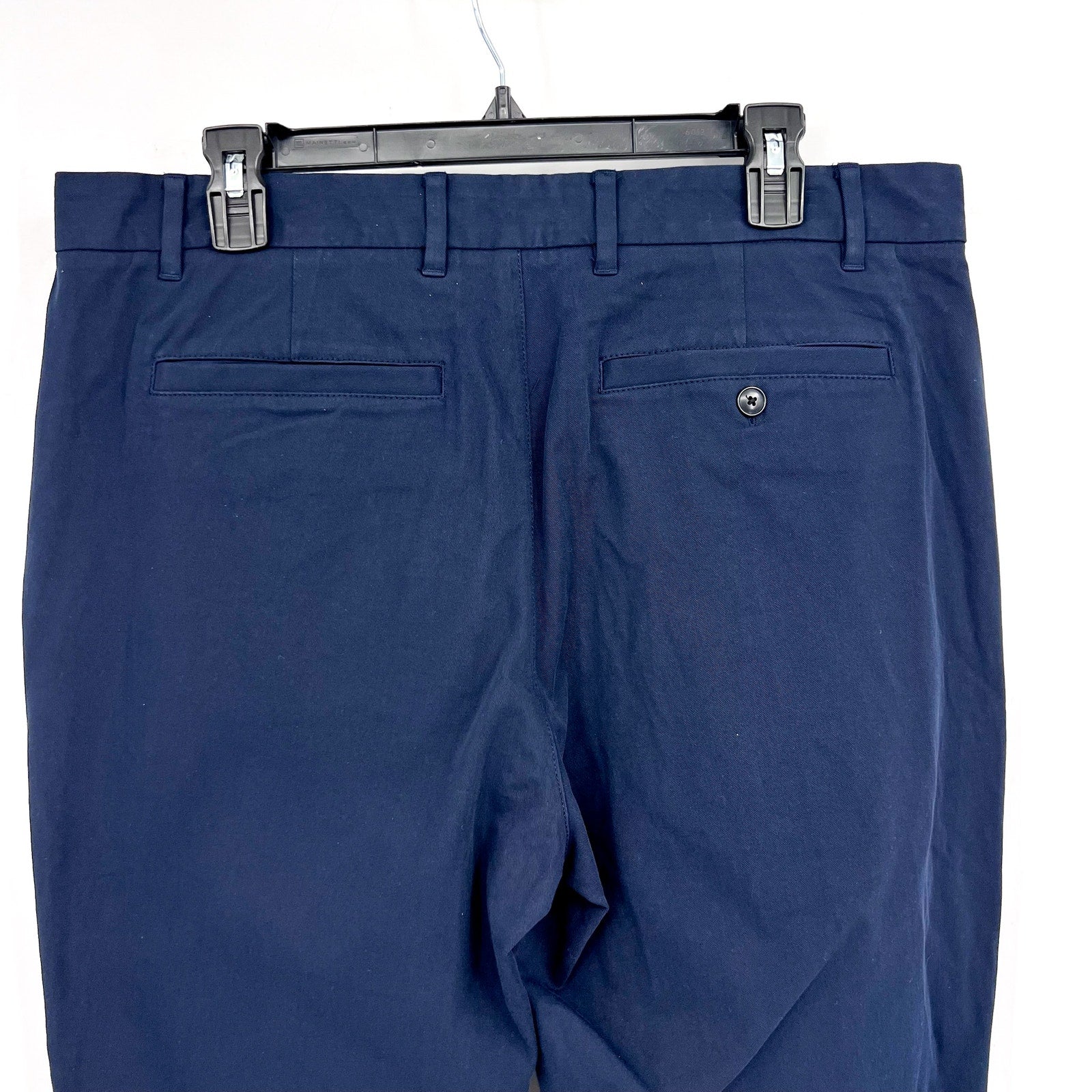 EVERLANE Men's Uniform Performance Chino 31x32 Navy Blue Slim Fit Pants NWT