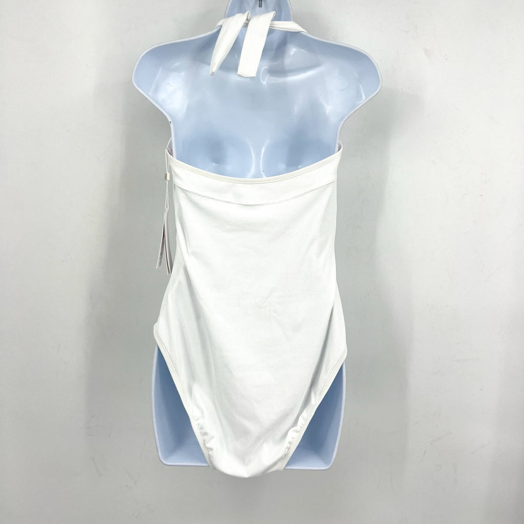 LILLY PULITZER Womens Jyn One-Piece Swimsuit Size 10 Resort White Belt NWT
