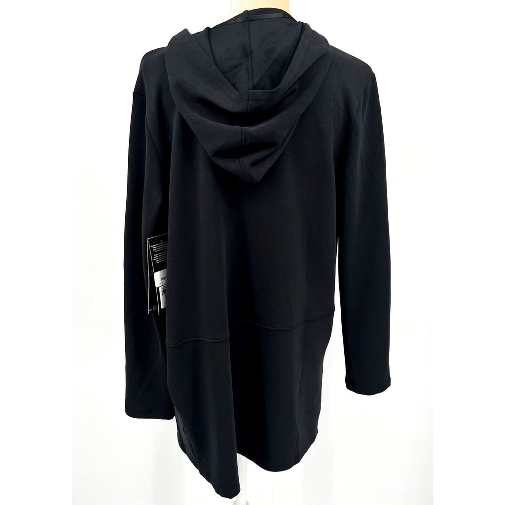 SKECHERS Women's Skechluxe Elevate Restful Hoodigan Jacket Medium Black NWT