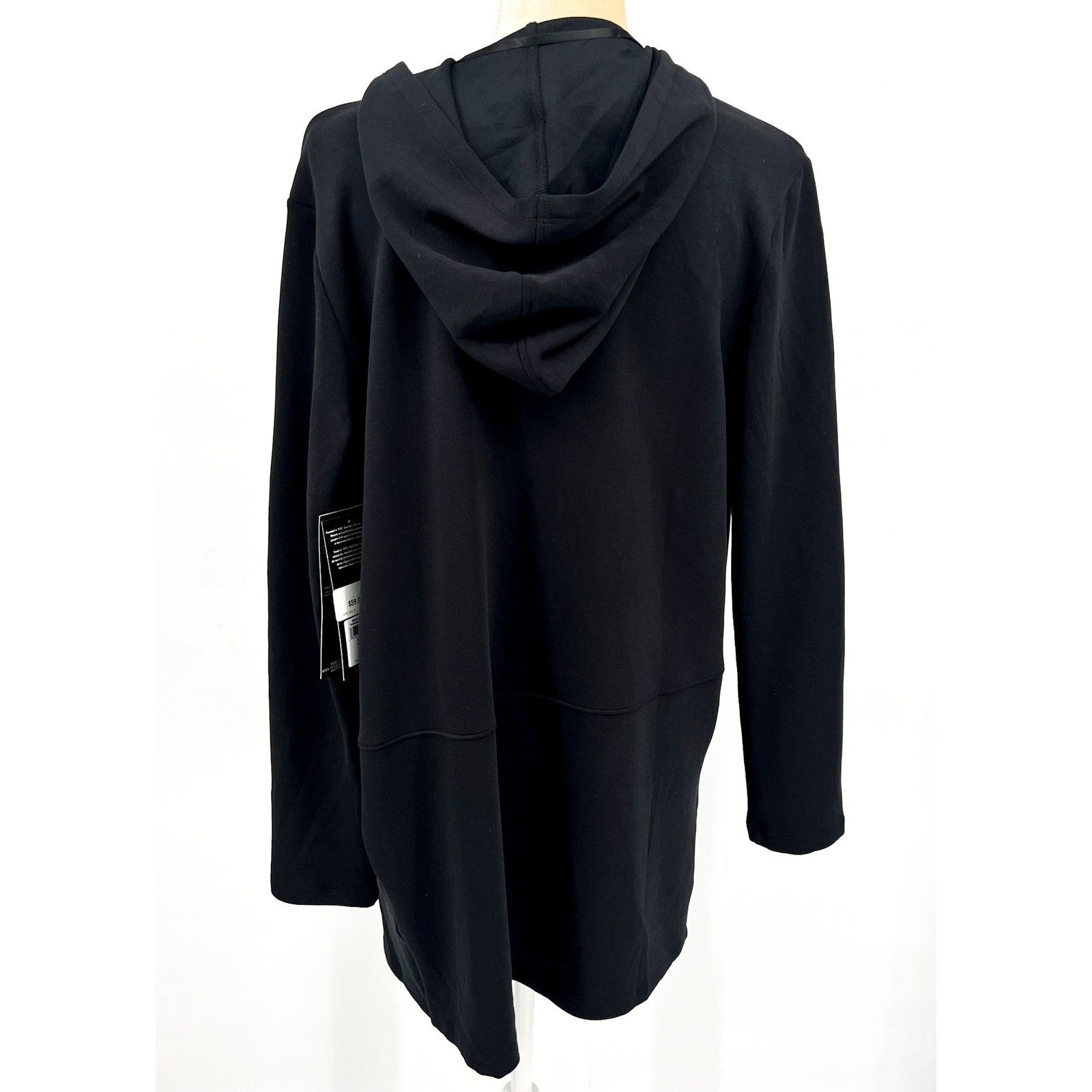 SKECHERS Women's Skechluxe Elevate Restful Hoodigan Jacket Medium Black NWT