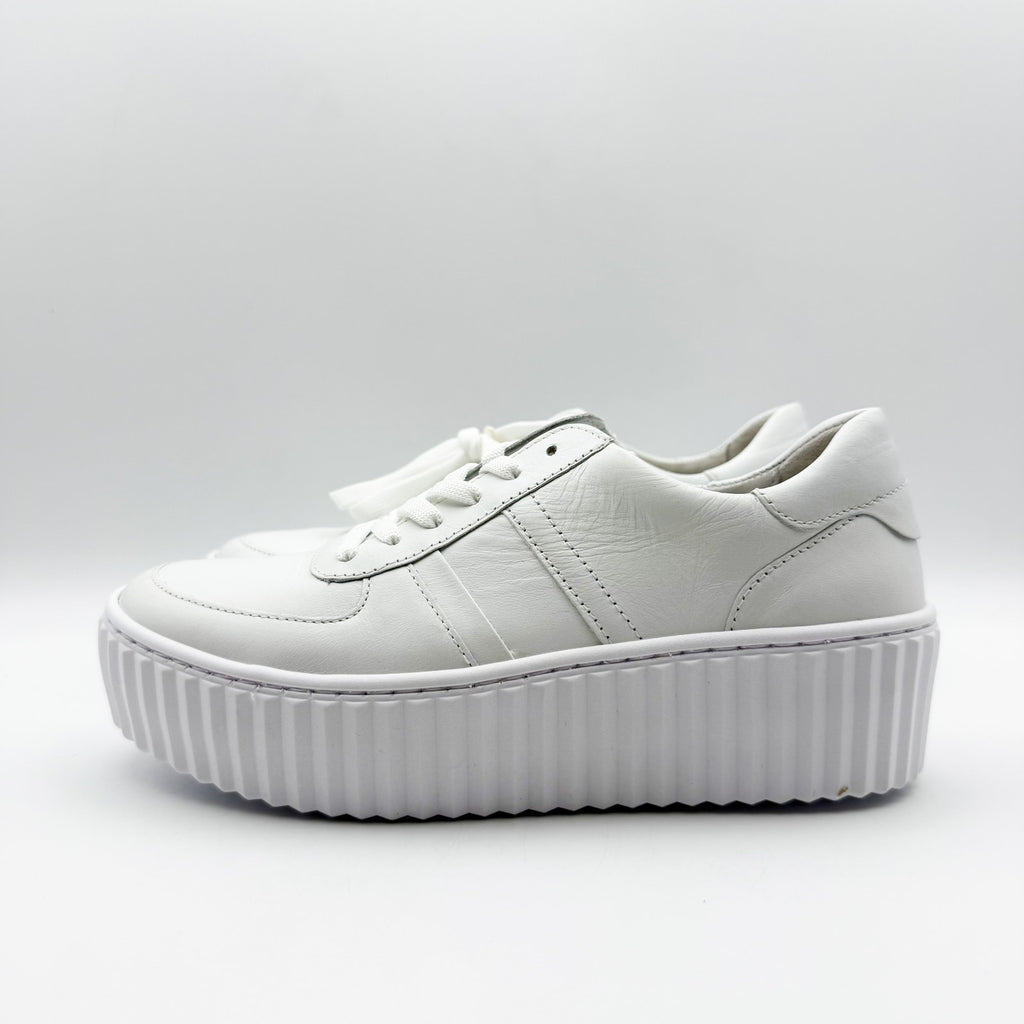 Gabor Womens Gabor 23.203 Casul Sneakers US Size 6 UK 3.5 White Leather NIB