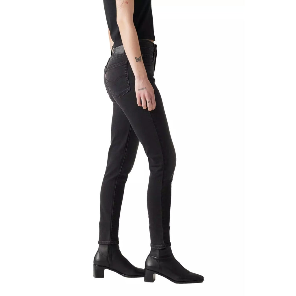LEVI'S Women's 721 Skinny Jeans 30x30 US 10 Black Urgent Update 18882-0734 NWT