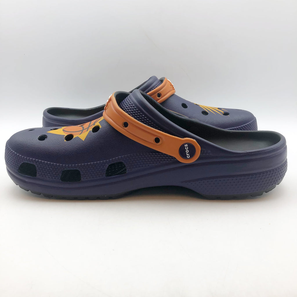 Crocs Mens NBA Phoenix Suns Classic Clogs Size 11 Black Purple NWT
