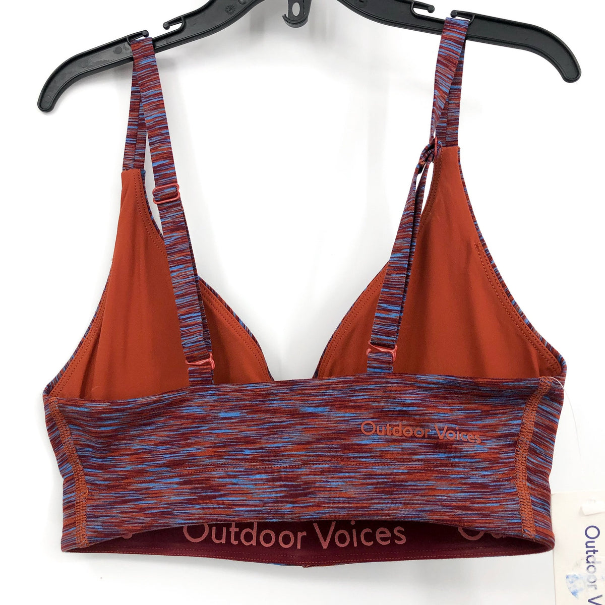 OUTDOOR VOICES FreeForm Flow Bralette Sports Bra XXL Purple Blue Heatwave NWT