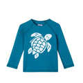 VILEBREQUIN Kid's Glassy Printed Rashguard Top 3/4 Years Old 6 ANS Paon Blue NWT