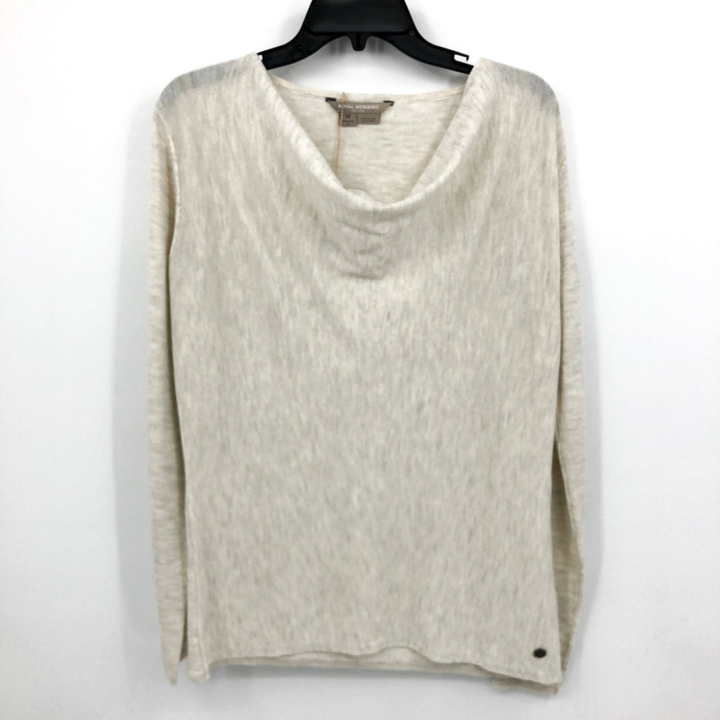 ROYAL ROBBINS Women's Westlands Cowl Sweater Medium Beige Sand Dollar NWT