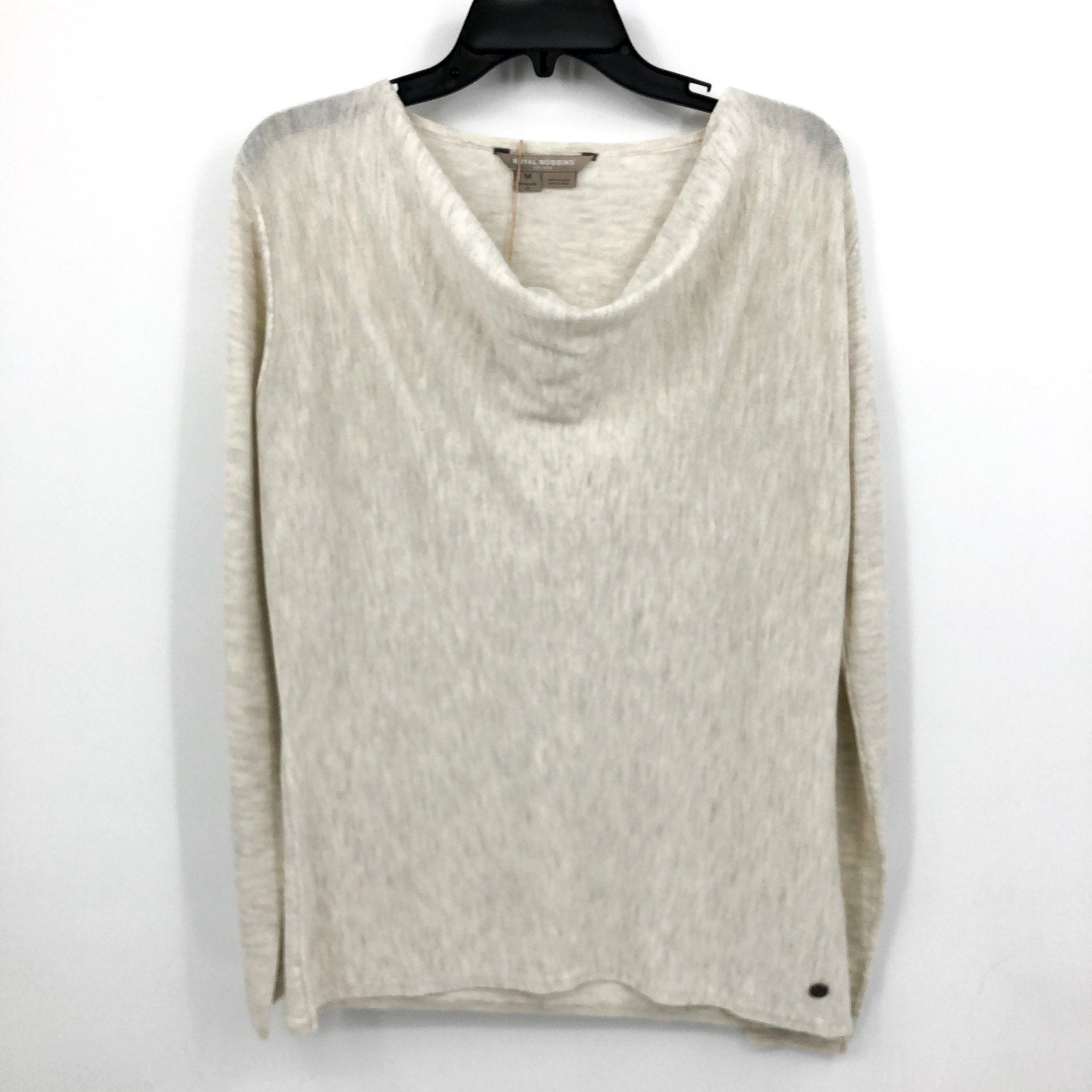 ROYAL ROBBINS Women's Westlands Cowl Sweater Medium Beige Sand Dollar NWT