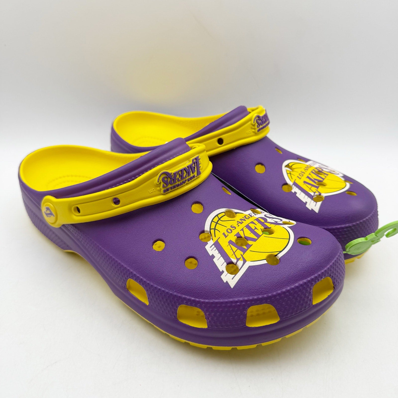 CROCS Mens NBA Los Angeles Lakers Clog Size 10 EU 43.5 Purple Yellow NWT
