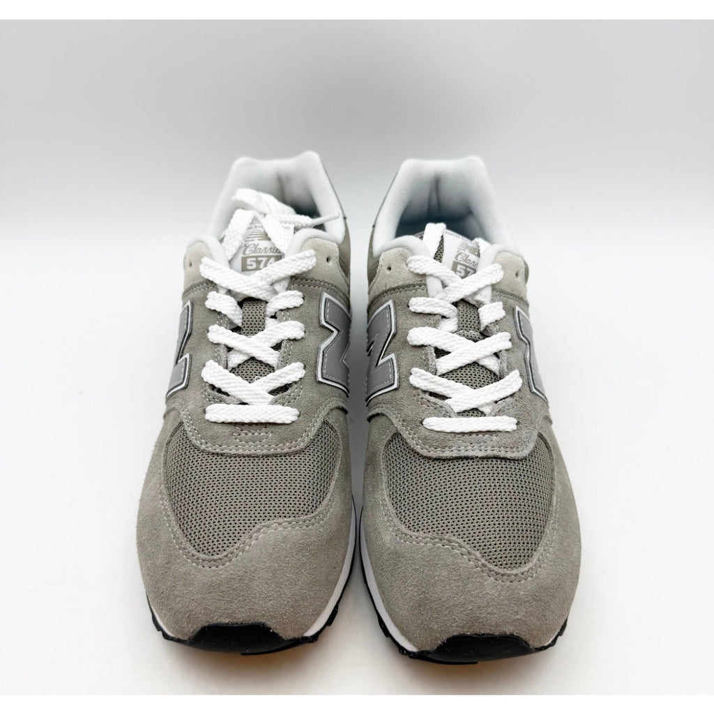 New Balance Boys Classics 574 Core Sneakers US 5.5 EU 38 Grey White Athletic NIB