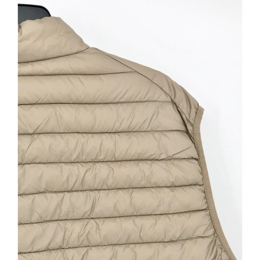 Save the Duck Womens Giga 16 Puffer Vest XXL Dune Beige Full Zip Mock Neck NWT