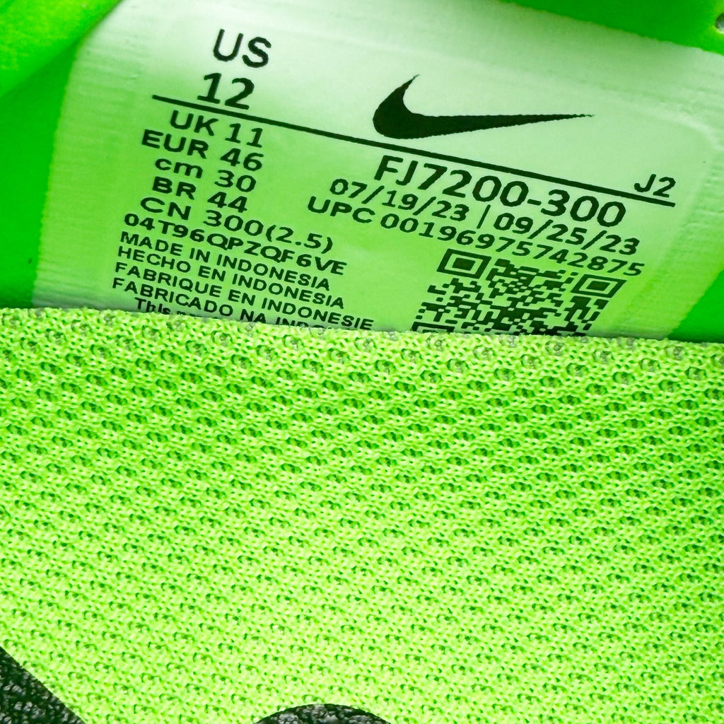 Nike Mens Zoom Mercurial Vapor 15 MG Soccer Cleats Size 12 Green FJ7200-300 NWOB