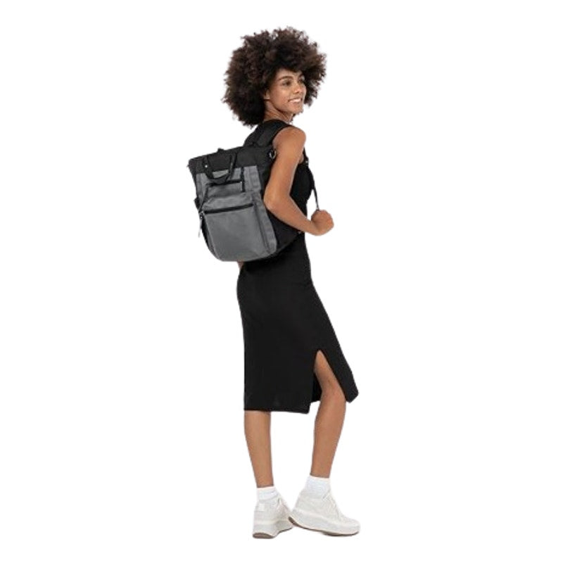 SHERPANI Soleil Anti-theft Convertible Backpack Tote Granite Gray Black RFID NWT