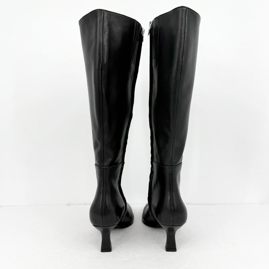 Dolce Vita Womens Ashton Knee High Boots Size 10 M EU 40.5 Black Leather NWOB