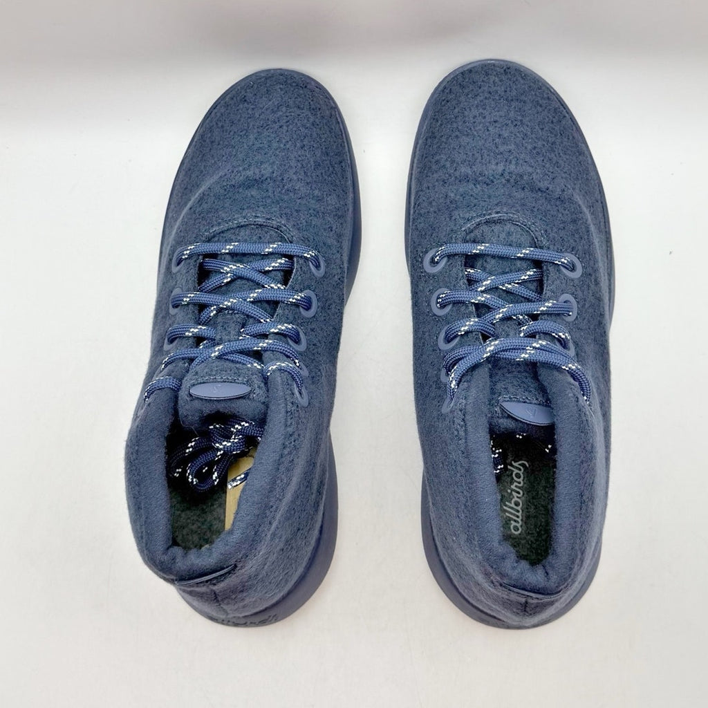 Allbirds Womens Wool Runner-up Mizzles Sneakers US 10 Navy Blue High Top NWOB