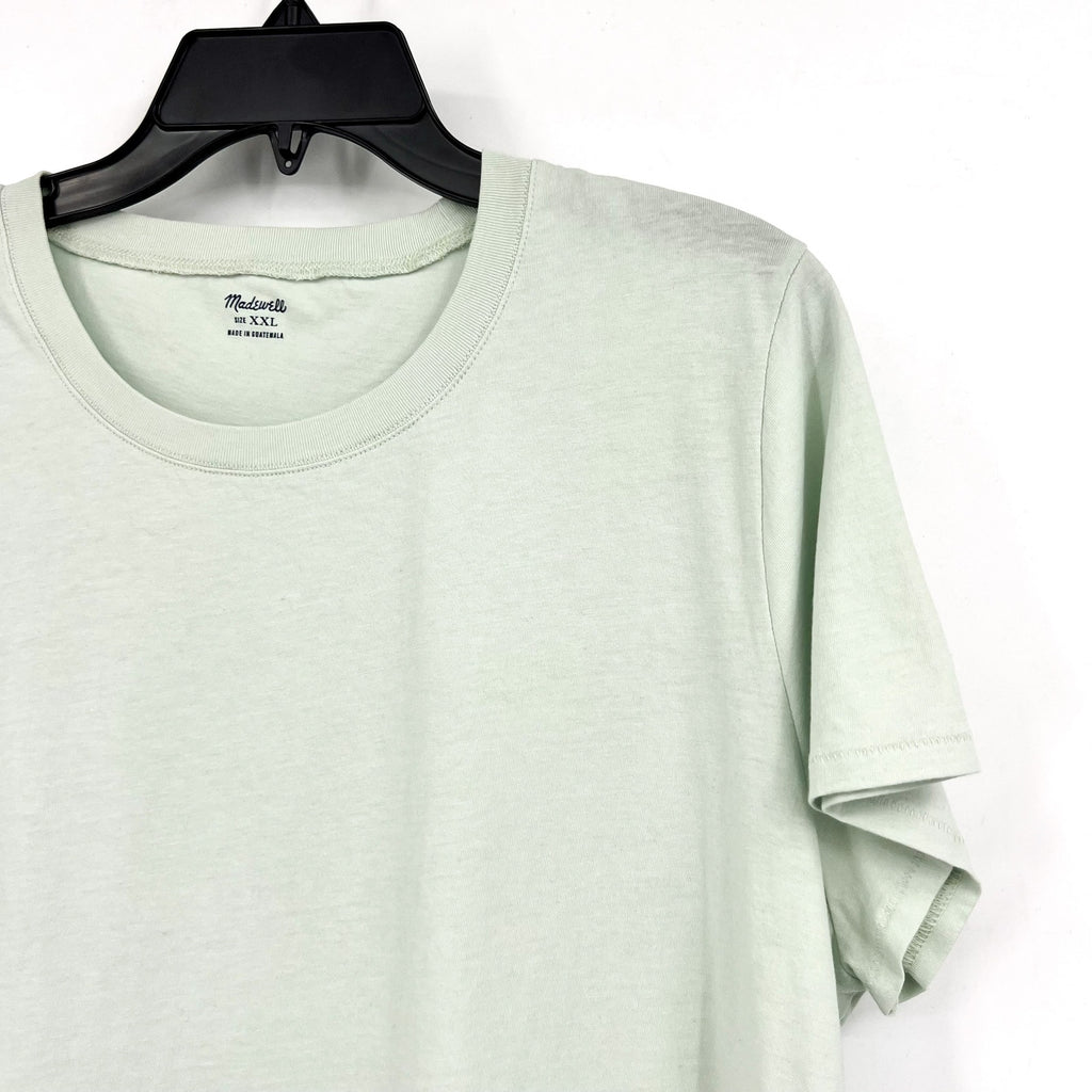 MADEWELL Women's Northside Vintage Tee XXL Green Ice Mint Short Sleeve J8526 NWT