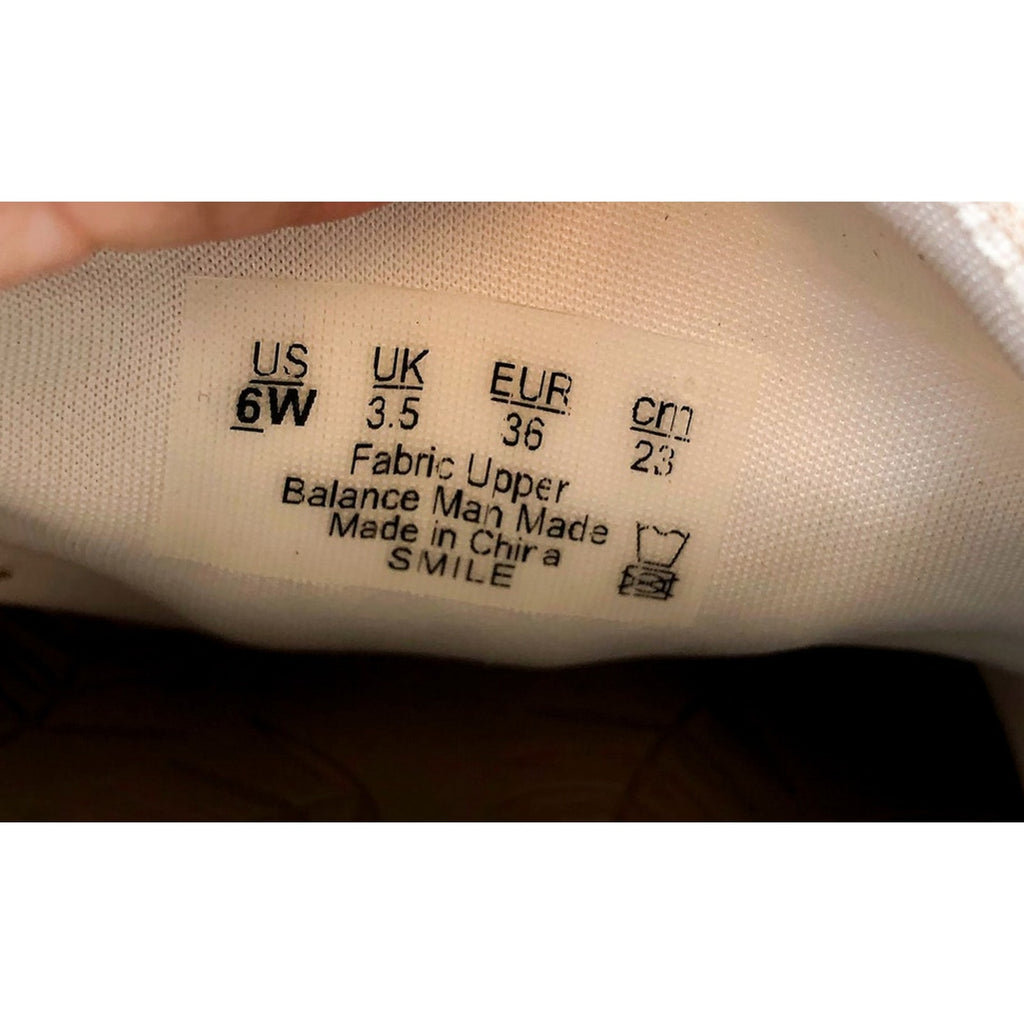 BZEES Womens Smile Comfort Wedge Slide Sandals 6 WIDE Cream Cheetah Fabric NIB