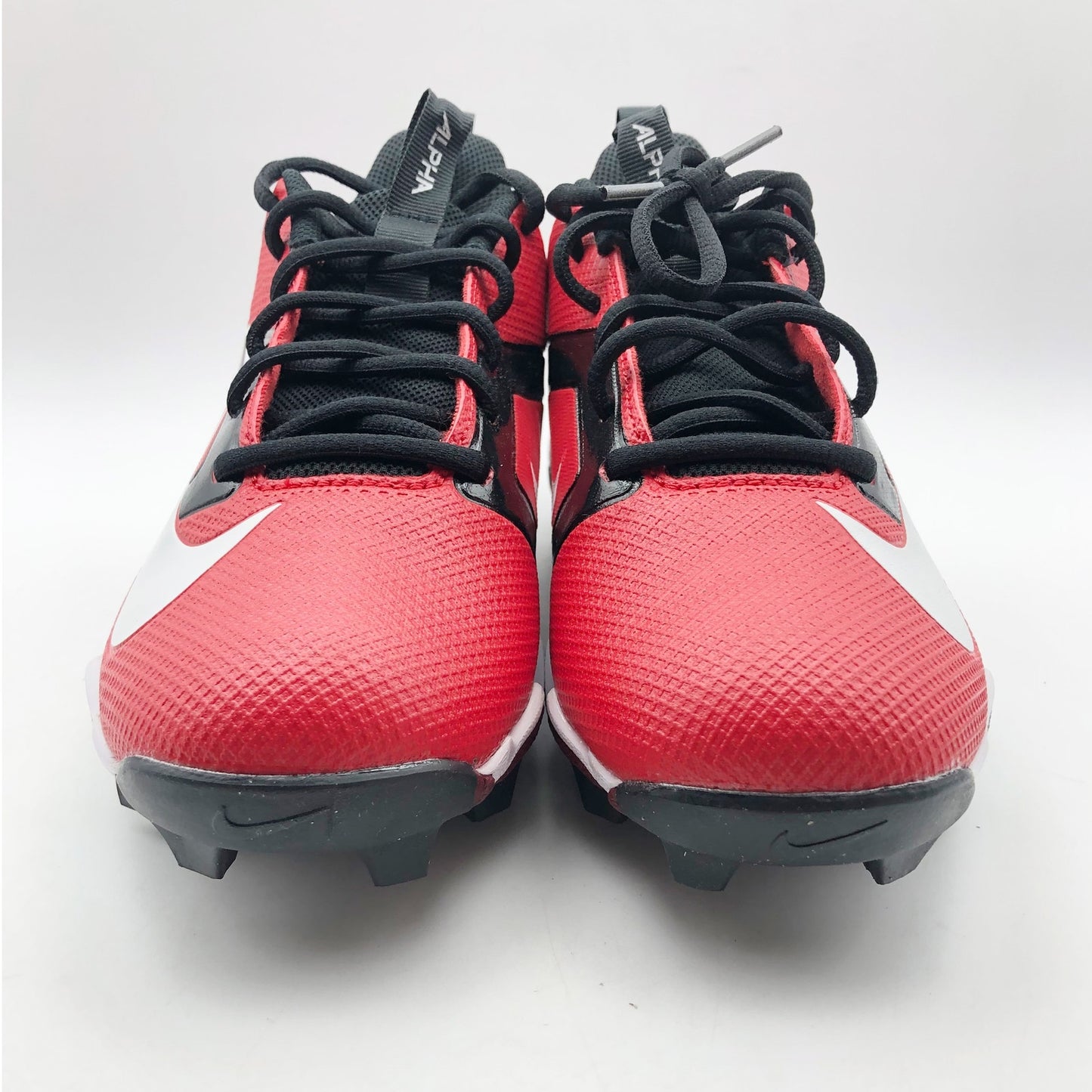 Nike Kids Alpha Menace 4 Shark Football Cleats Size 6 Red White NWOB