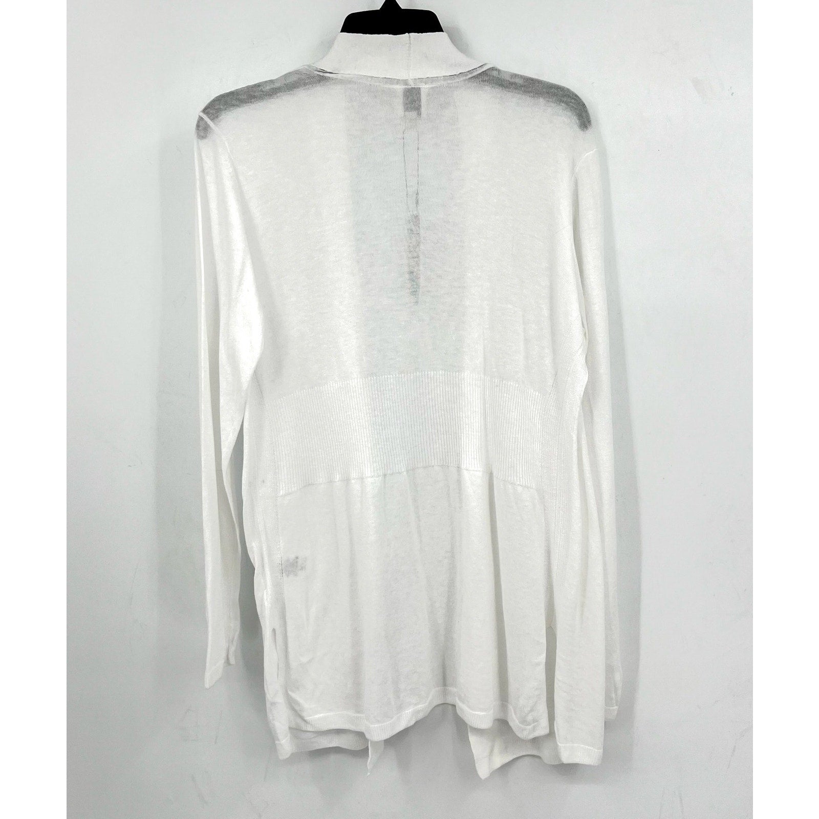 NIC + ZOE All Year Back Of The Chair Cardigan Medium White Long Sleeve NWT