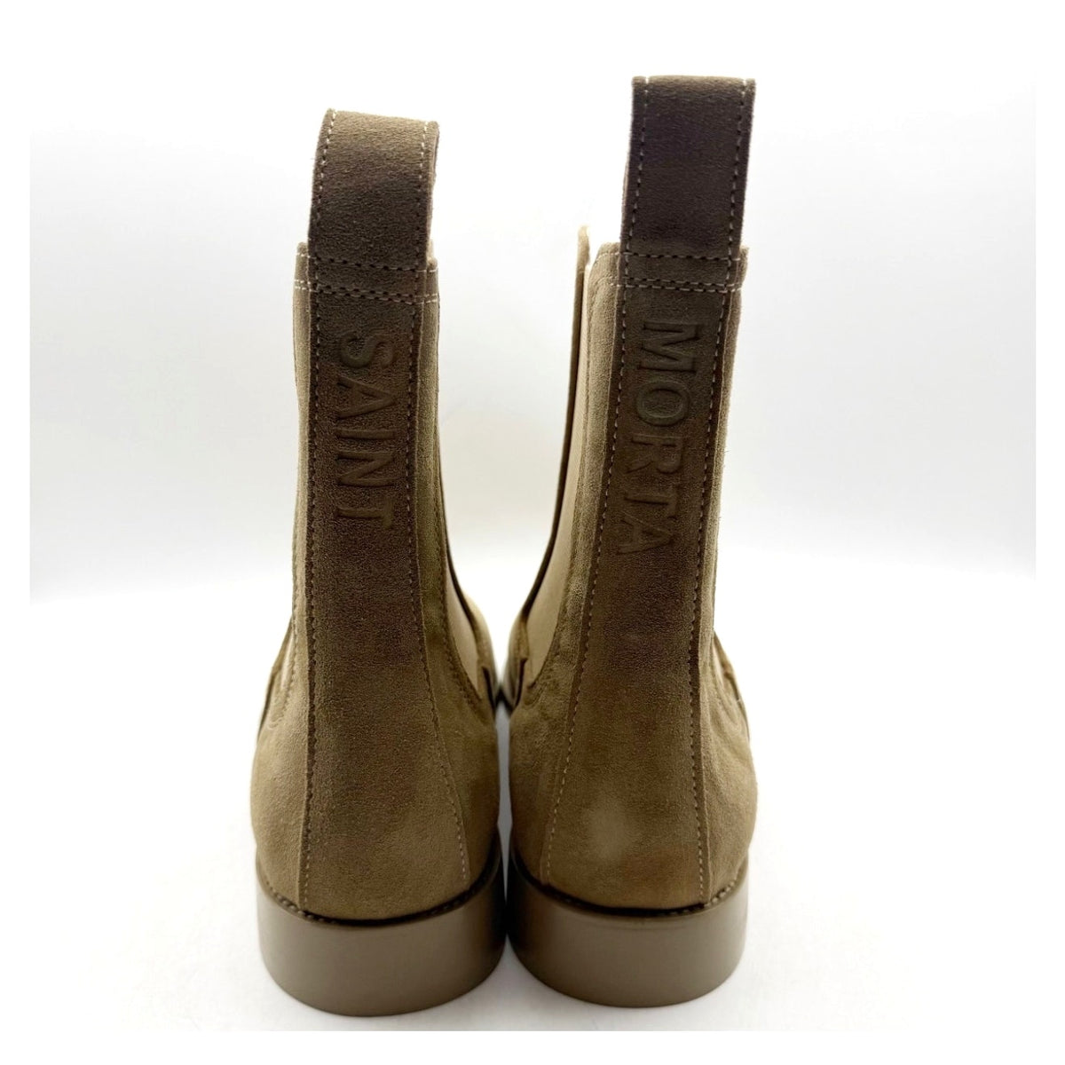 Saint Morta Men's Nomad Chelsea Boots Size 10 EU 44 Tan Round Toe NIB