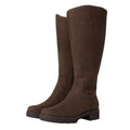 VIONIC Womens Fallbrook Knee High Boots US 8M Wide Calf Brown Leather NWOB