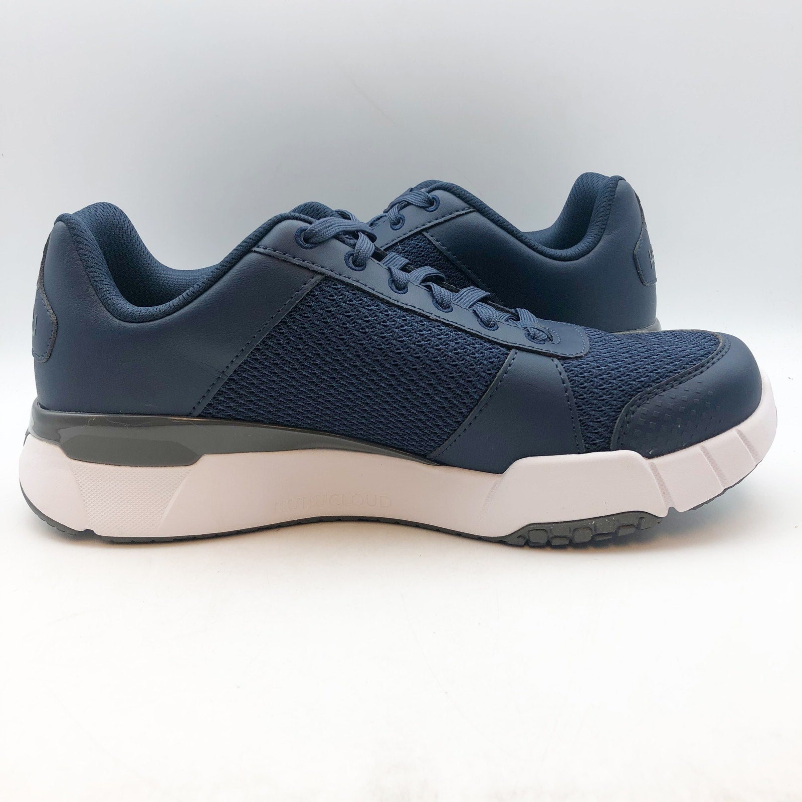 KURU Mens Quantum 2.0 Sneakers Size 12 WIDE EU 46 Indigo Blue Slate Gray NWOB