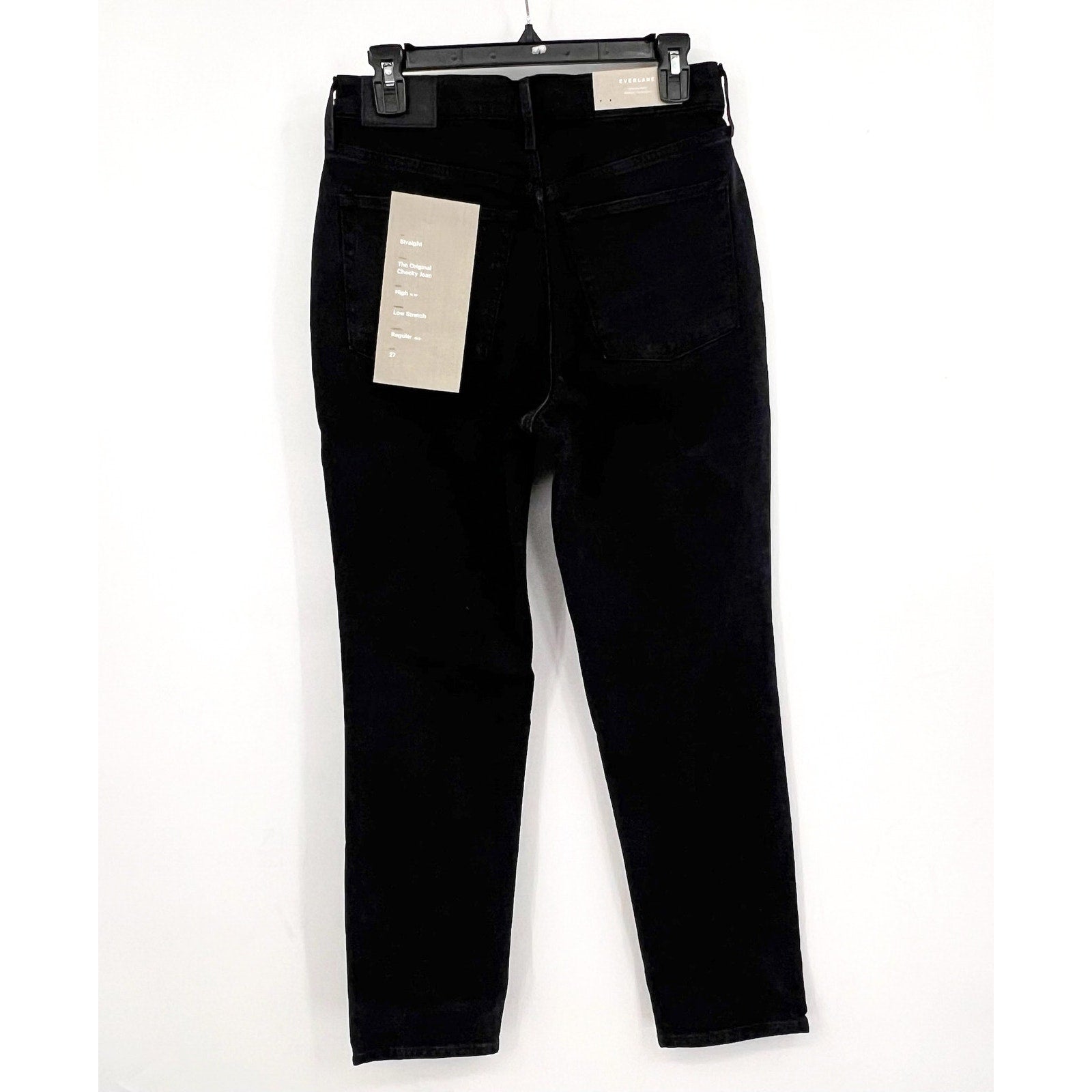 EVERLANE Women's The Original Cheeky Jeans Size 27 US 4 Coal Black NWT